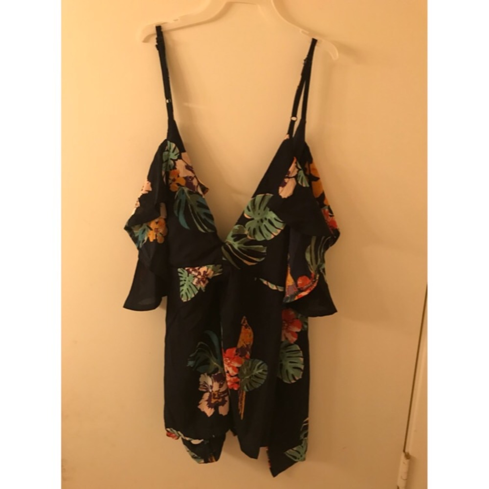 Vidette Floral Romper - Navy - XS - Picture 8 of 8